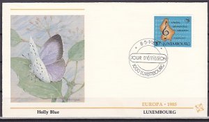 Luxembourg, Scott cat. 729. Music Notes-Europa issue on a First day cover.  ^