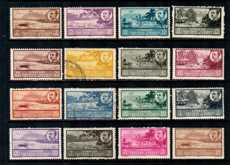 Spanish Guinea #305-318  Mint&Used  Scott $933.10