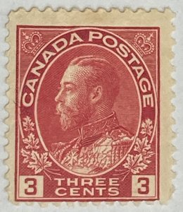 CANADA 1911-1925 #109 King George V 'Admiral' Issue - MH (CV 20$ +)