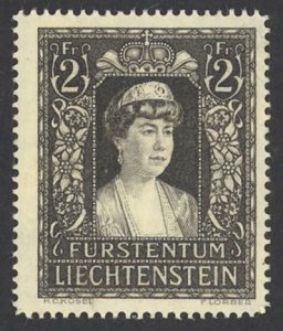 Liechtenstein Sc# 226 MNH (a) 1947 2fr Princess Elsa