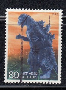 Japan 2000 Sc#2697h Release of Godzilla Film, 1954 Used