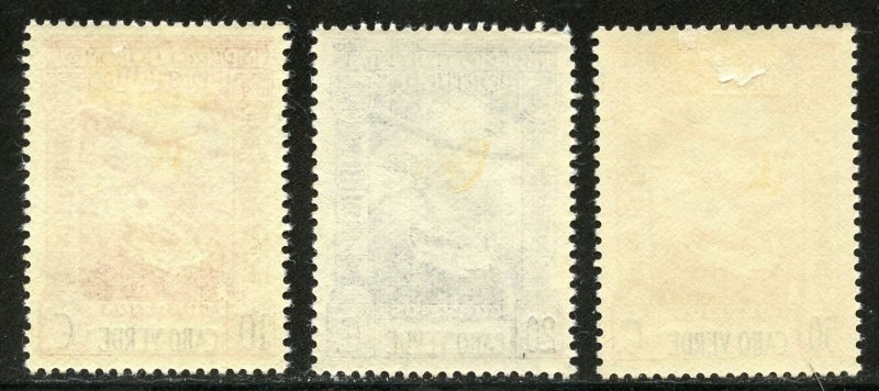 Cape Verde Scott C1-C3 Unused HOG - 1938 Air Posts - SCV $1.80