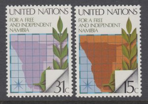 UN New York 312-313 MNH VF