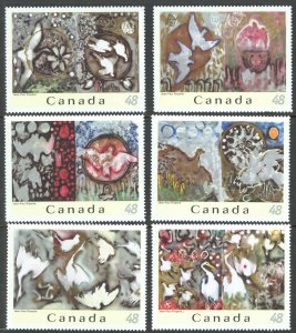 Canada Sc# 2002a-2002f MNH set/6 2003 48c Jean Paul Riopelle