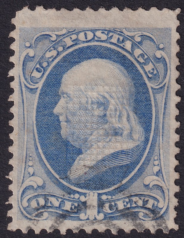 #134 Used, VF, Light cancel (CV $200 - ID41454) - Joseph Luft