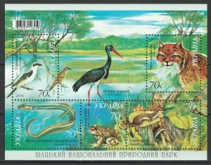 Ukraine 2006 Birds Fauna Animals MNH Block