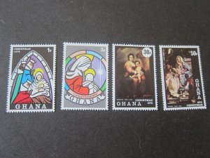 Ghana 1973 Sc 508-11 Christmas Religion set MNH