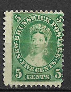 COLLECTION LOT #187 NEW BRUNSWICK # 8 UNUSED NO GUM 1860 CV=$27.50