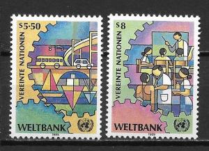 UN Vienna 88-89 World Bank set MNH