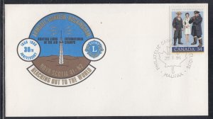 Canada - Jan 25, 1986 Halifax, NS Lions Souvenir Cover