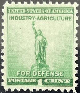 Scott #899 1940 1¢ Defense Statue of Liberty MNH OG VF/XF