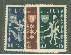 Lithuania #B52-B54 Unused Single (Complete Set)