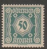 Austria J113, POSTAGE DUE, MINT, NEVER HINGED. F-VF. (1405)