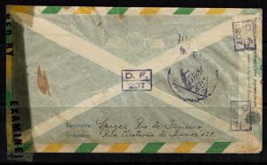 Brazil - 1943 Censored AIrmal Cover to USA - Lot 090417