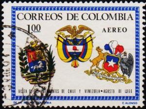 Colombia. 1966 1p S.G.1182 Fine Used