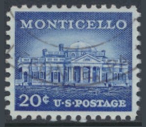 USA SC# 1047 Used  Monticello  see details & scans