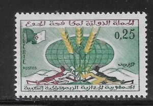 Algeria 304 Freedom From Hunger single MNH