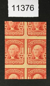 MOMEN: US STAMPS # 320 BLOCK MINT OG NH LOT #11376