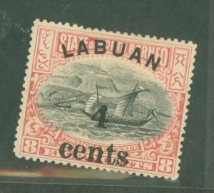 Labuan #112 Unused Single