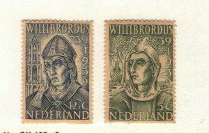 Netherlands - Sc# 212 & 213 MNH (pencil, lt crease, toned gum)  -    Lot 1020416