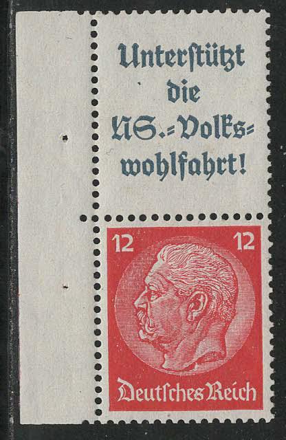 Germany Scott # 422, label A8.2, mint nh, se-tenant, Mi# S155