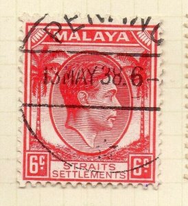 Malaya 1938 Early Issue Fine Used 6c. NW-196971