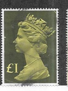 GB #MH169  £1.50  Machin Queen Elizabeth   (MNH) CV $0.60
