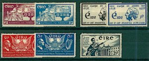 Eire 1937/41 range of issues to include Constitution, easter Rising  Mint Stamps