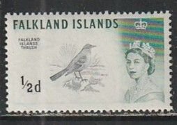 1960 Falkland Islands - Sc 128 - MNH VF - 1 single - Falkland Islands Thrush