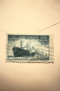 Peace of War 1946 Scott US 928 Blue