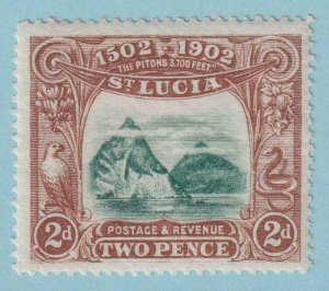 ST LUCIA 49  MINT HINGED OG * NO FAULTS VERY FINE! - EMC 