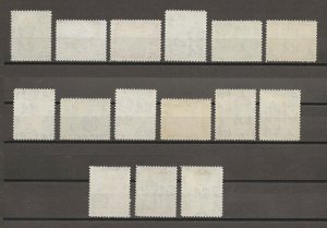 ST VINCENT 1938/47 SG 149/159 MINT