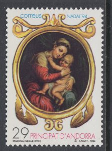 Andorra Spanish 231 Christmas MNH VF