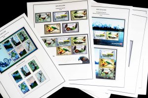 COLOR PRINTED NEW ZEALAND 2016-2020 STAMP ALBUM PAGES (103 illustrated pages)