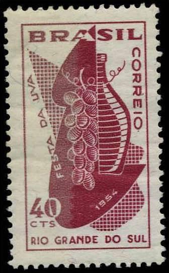 BRAZIL 1954 GRAPE FESTIVAL MNH**