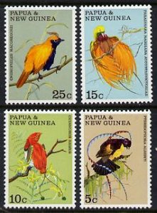 PAPUA NEW GUINEA - 1970 - Fauna Cons. Birds - Perf 4v Set - Mint Never Hinged