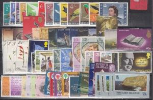 Pitcairn Islands Scott 39 // 202 Mint hinged sets (some NH) - Catalog Value $83