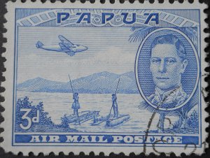 Papua 1939 3d Air Mail SG 164 used