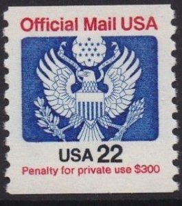 O136 22 Cent Official MNH