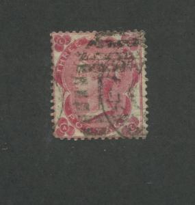 1862 Great Britain United Kingdom Queen Victoria 3 Pence Postage Stamp #37a
