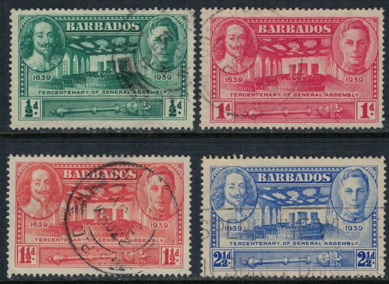 Barbados #202-5  CV $13.00