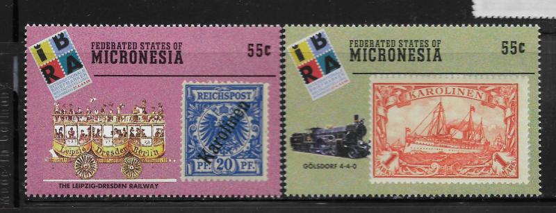 MICRONESIA,340-341,  MNH,WORLD STAMPS