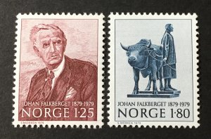 Norway 1979  #748-9, MNH, CV $1.85