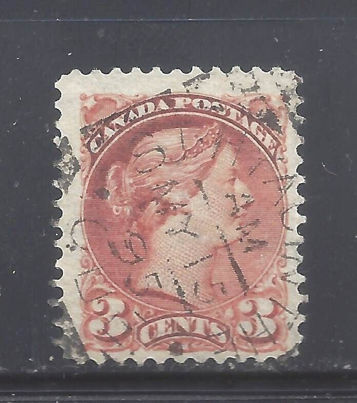 Canada # 37 VF SOCKED-ON-NOSE TOWN CANCEL ST. HYACINTHE PQ 15 MAY 1895 BS27052