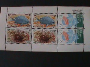 NEW ZEALAND-1979-SC#B103-5 UNDER WATER PHOTOGRAPHER-MNH S/S VERY FINE