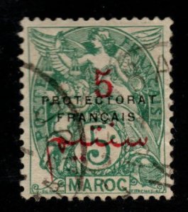 French Morocco Scott 41 Used Protectorate overprint