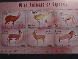 ​ERITREA -2001 SC#352 RARE WILD ANIMALS-MNH S/S -VF WE SHIP TO WORLD WIDE