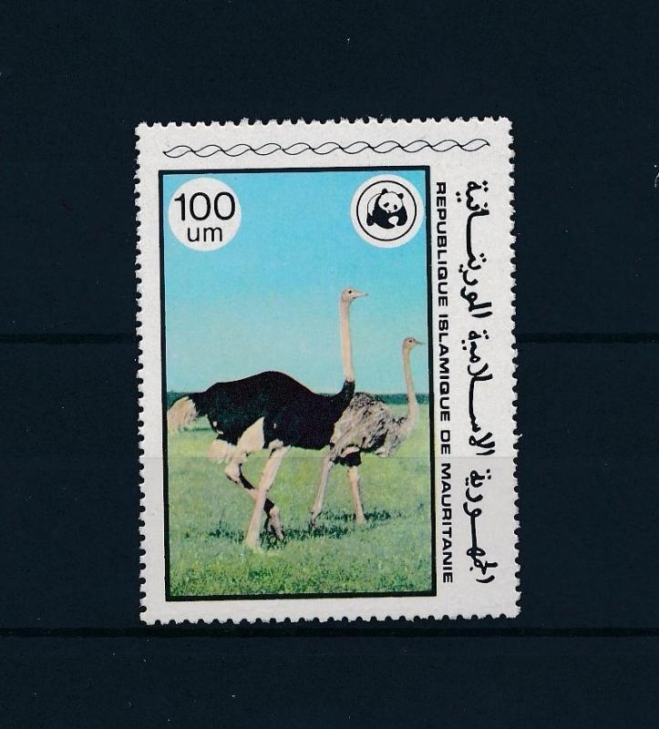 [53563] Mauritania 1978 Birds Oiseaux WWF Ostrich Hightest value from set MNH