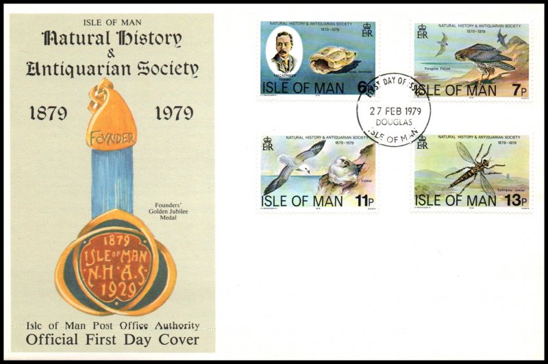 Isle of Man 142-145 U/A FDC