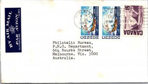 1968 - Montreal - Philatelic Bureau - Airmail to Australia - F36094